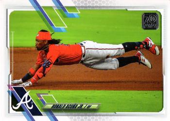 2021 Topps - Advanced Stat #263 Ronald Acuña Jr. Front