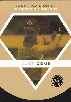 2000 Just - 2000 Just Promos Gems #NNO Josh Hamilton Front