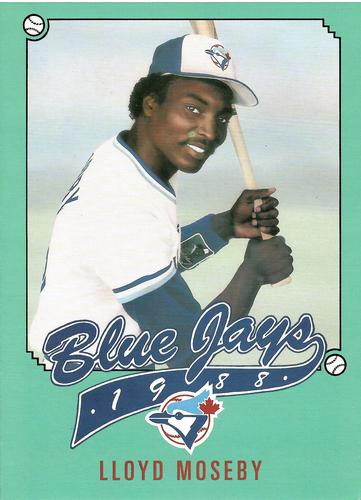 1988 Toronto Blue Jays Season Ticket Holder #NNO Lloyd Moseby Front