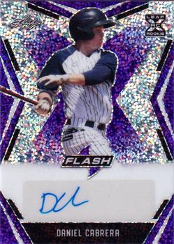 2020 Leaf Flash - Base Autographs Purple #BA-DC3 Daniel Cabrera Front