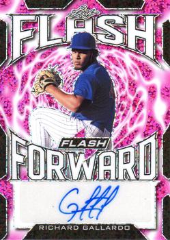 2020 Leaf Flash - Flash Forward Autographs Pink #FF-RG3 Richard Gallardo Front