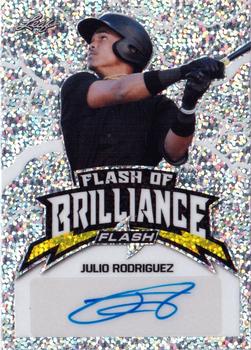 2020 Leaf Flash - Flash of Brilliance Autographs #FB-JR1 Julio Rodriguez Front