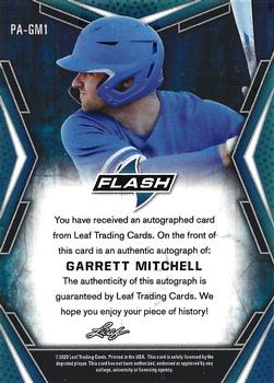2020 Leaf Flash - Portrait Autographs #PA-GM1 Garrett Mitchell Back