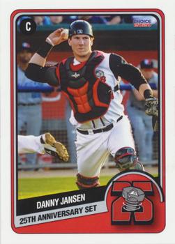 2020 Choice Lansing Lugnuts 25th Anniversary #16 Danny Jansen Front