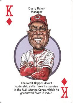 2011 Walgreens Cincinnati Reds Playing Cards SGA #K♦ Dusty Baker Front