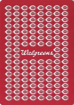 2011 Walgreens Cincinnati Reds Playing Cards SGA #5♥ Sam LeCure Back