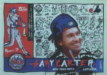 2021-22 Topps Project70 - Rainbow Foil #95 Gary Carter Front