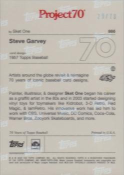 2021-22 Topps Project70 - Rainbow Foil #886 Steve Garvey Back