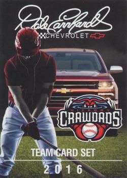2016 Choice Hickory Crawdads Series 2 #NNO Header Card Front