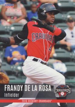2016 Choice Hickory Crawdads Series 2 #08 Frandy De La Rosa Front