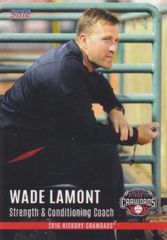 2016 Choice Hickory Crawdads Series 2 #33 Wade Lamont Front