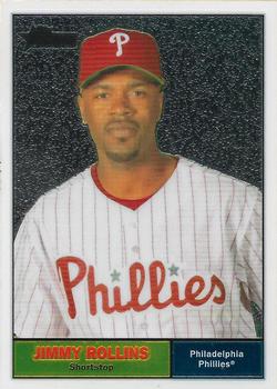 2010 Topps Heritage - Chrome #C30 Jimmy Rollins Front