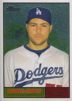 2010 Topps Heritage - Chrome #C104 Russell Martin Front
