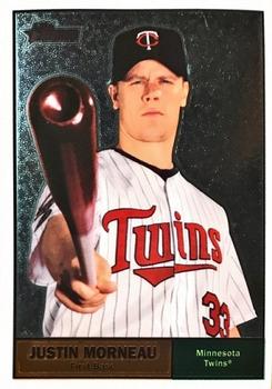 2010 Topps Heritage - Chrome #C145 Justin Morneau Front