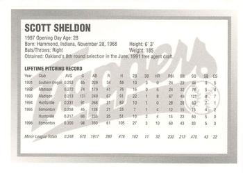 1997 Edmonton Trappers #NNO Scott Sheldon Back