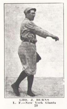 1917 Collins-McCarthy (E135) Reprint #20 George J. Burns Front