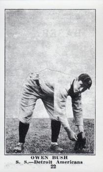 1917 Collins-McCarthy (E135) Reprint #22 Owen Bush Front