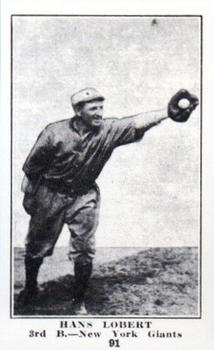 1917 Collins-McCarthy (E135) Reprint #91 Hans Lobert Front