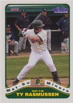 2008 Choice Mat-Su Miners #19 Ty Rasmussen Front