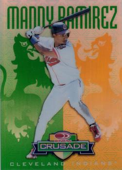 1998 Leaf - 1998 Donruss Crusade Green #18 Manny Ramirez Front