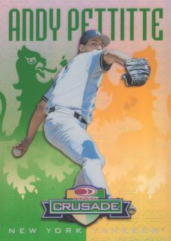 1998 Leaf - 1998 Donruss Crusade Green #34 Andy Pettitte Front