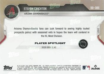 2021 Topps Now Road to Opening Day Arizona Diamondbacks #OD-385 Stefan Crichton Back
