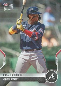 2021 Topps Now Road to Opening Day Atlanta Braves #OD-226 Ronald Acuña Jr. Front