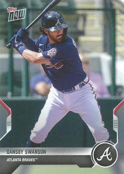 2021 Topps Now Road to Opening Day Atlanta Braves #OD-229 Dansby Swanson Front