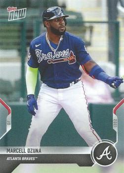 2021 Topps Now Road to Opening Day Atlanta Braves #OD-230 Marcell Ozuna Front