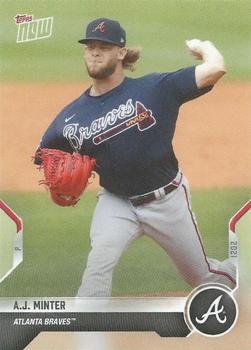 2021 Topps Now Road to Opening Day Atlanta Braves #OD-231 A.J. Minter Front