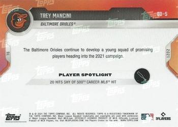 2021 Topps Now Road to Opening Day Baltimore Orioles #OD-5 Trey Mancini Back