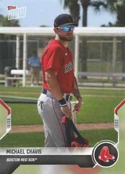 2021 Topps Now Road to Opening Day Boston Red Sox #OD-21 Michael Chavis Front