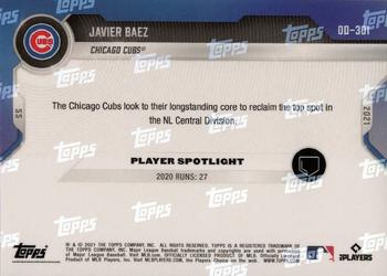 2021 Topps Now Road to Opening Day Chicago Cubs #OD-301 Javier Baez Back