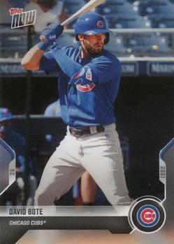 2021 Topps Now Road to Opening Day Chicago Cubs #OD-308 David Bote Front