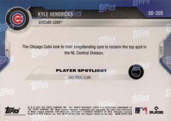 2021 Topps Now Road to Opening Day Chicago Cubs #OD-309 Kyle Hendricks Back