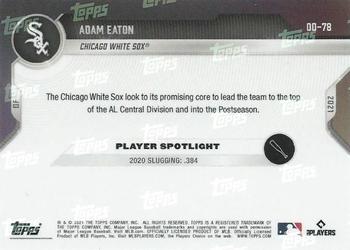 2021 Topps Now Road to Opening Day Chicago White Sox #OD-78 Adam Eaton Back