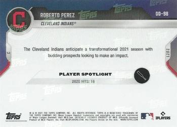 2021 Topps Now Road to Opening Day Cleveland Indians #OD-98 Roberto Perez Back