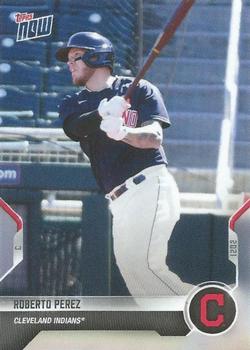 2021 Topps Now Road to Opening Day Cleveland Indians #OD-98 Roberto Perez Front