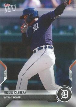 2021 Topps Now Road to Opening Day Detroit Tigers #OD-108 Miguel Cabrera Front