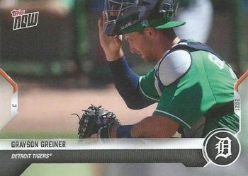 2021 Topps Now Road to Opening Day Detroit Tigers #OD-112 Grayson Greiner Front