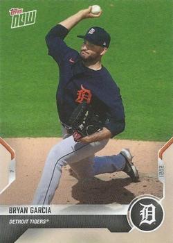 2021 Topps Now Road to Opening Day Detroit Tigers #OD-114 Bryan Garcia Front