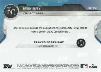 2021 Topps Now Road to Opening Day Kansas City Royals #OD-143 Danny Duffy Back