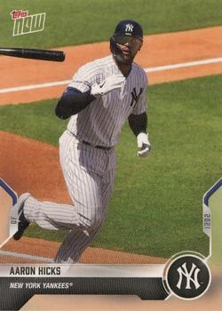 2021 Topps Now Road to Opening Day New York Yankees #OD-33 Aaron Hicks Front