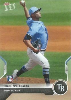 2021 Topps Now Road to Opening Day Tampa Bay Rays #OD-59 Shane McClanahan Front