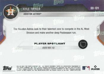 2021 Topps Now Road to Opening Day Houston Astros #OD-154 Kyle Tucker Back