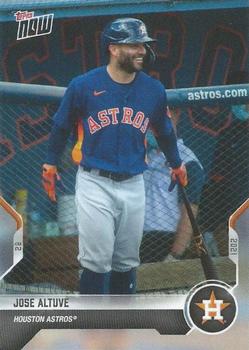 2021 Topps Now Road to Opening Day Houston Astros #OD-155 Jose Altuve Front