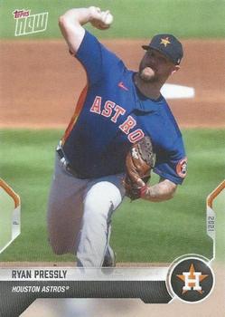 2021 Topps Now Road to Opening Day Houston Astros #OD-160 Ryan Pressly Front
