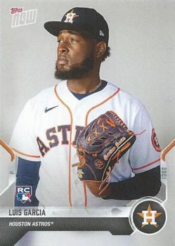 2021 Topps Now Road to Opening Day Houston Astros #OD-163 Luis Garcia Front