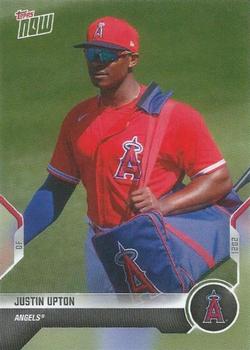 2021 Topps Now Road to Opening Day Los Angeles Angels #OD-168 Justin Upton Front