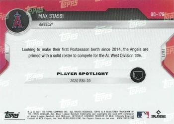 2021 Topps Now Road to Opening Day Los Angeles Angels #OD-179 Max Stassi Back